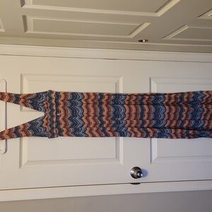 Forever 21 maxi multi color pattern dress. Like new condition!